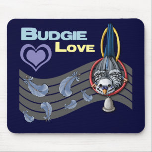 Budgie Love "Cutie" Mousepad