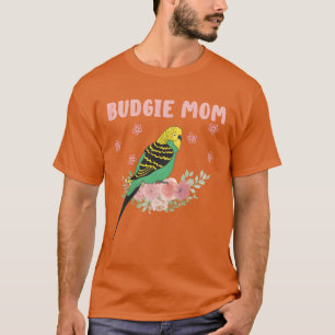 Budgie Mom Parakeet Mommy Bird lover funny T-Shirt