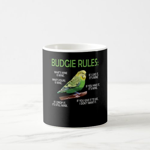 Budgie Owner Budgie Lover Parakeet Bird Budgerigar Coffee Mug