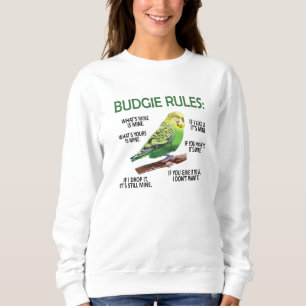 Budgie Owner Budgie Lover Parakeet Bird Budgerigar Sweatshirt