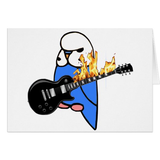 Budgie Rocks Cards (Front Horizontal)