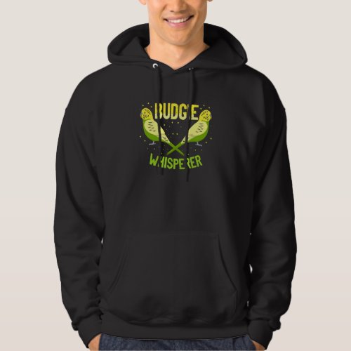 Budgie Whisperer  Cute Budgerigar Bird Owner 2 Hoodie