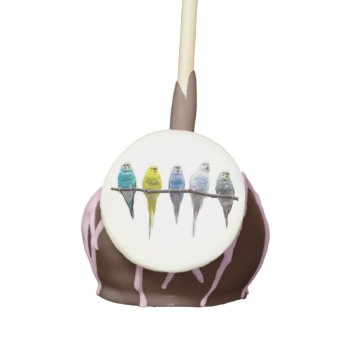 Budgies Cake Pops by PixLifeBirds at Zazzle