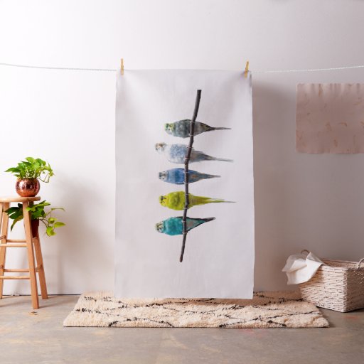 Budgies Fabric