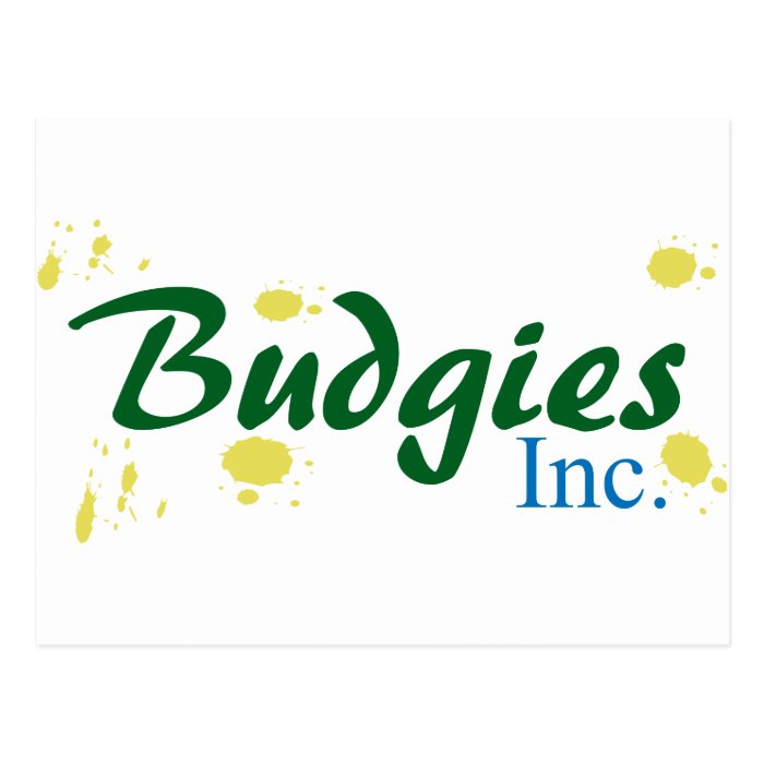 Budgies Inc. Postcard