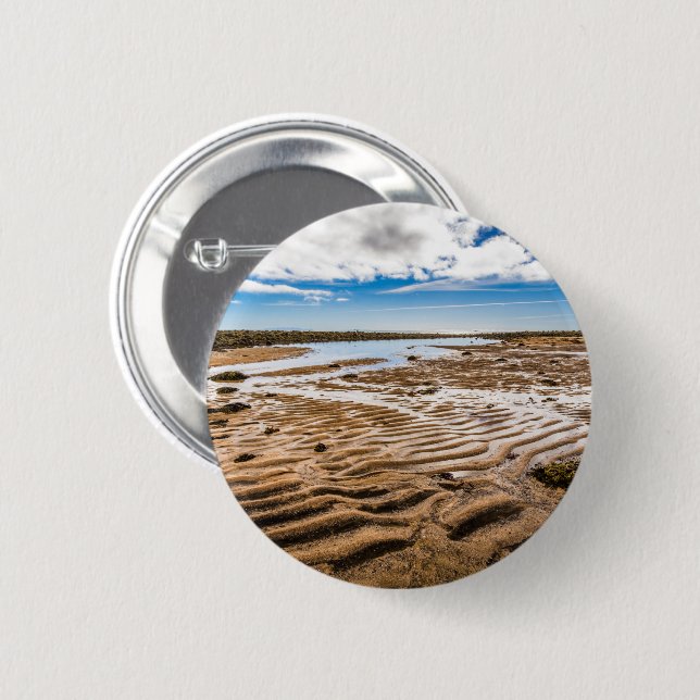Budir Beach, Iceland Button (Front & Back)