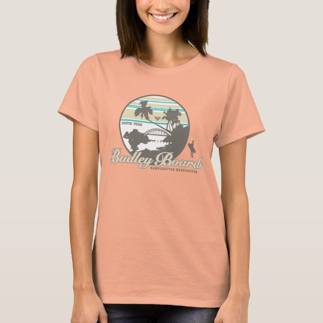 Budley Boards vintage circle T-Shirt (Front)