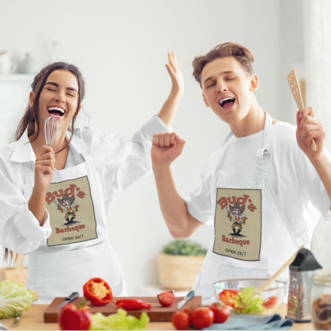 Bud's Barbeque Adult Apron (Creator Uploaded)