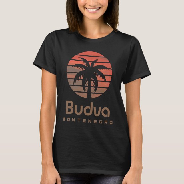 Budva Montenegro T-Shirt (Front)