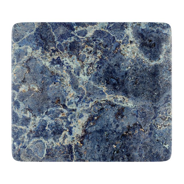 Bue Gray Black Marble & Beige Veins Cutting Board (Front)