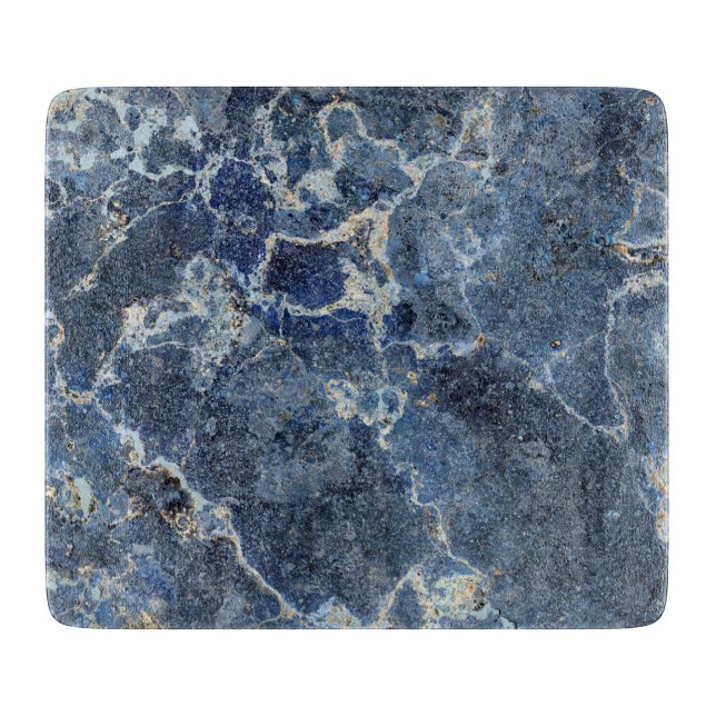 Bue Gray Black Marble & Beige Veins Cutting Board (Front)