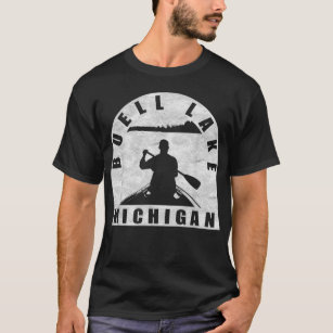 Buell Lake Canoeing Michigan T-Shirt