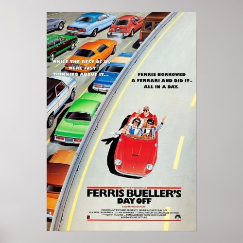 Buellers Ferris Poster
