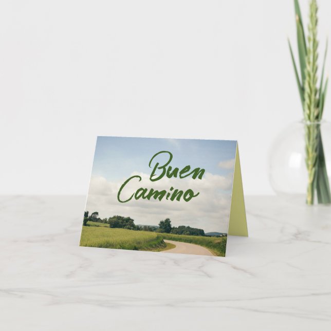 Buen Camino de Santiago Card Saint James Way (Front)
