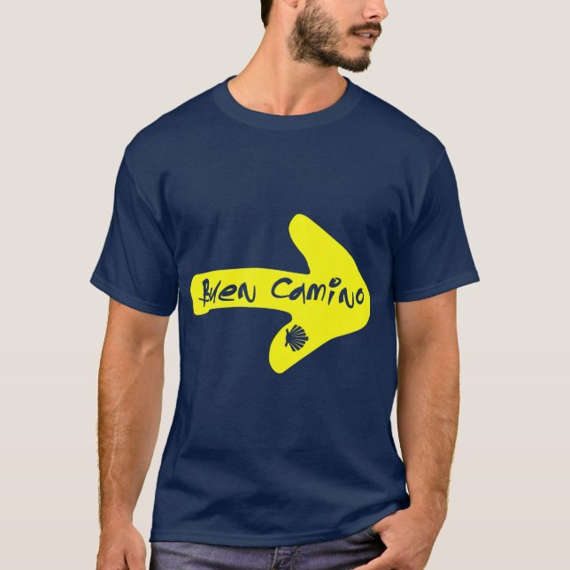 Buen Camino de Santiago Compostela Spain St Way T-Shirt (Front)
