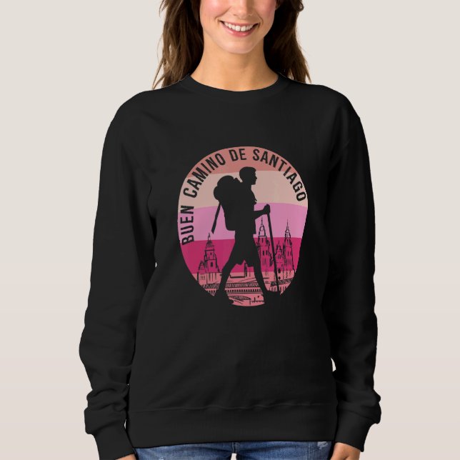 Buen Camino De Santiago De Compostela 3 Sweatshirt (Front)