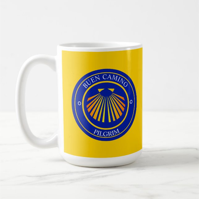 Buen Camino pilgrims  Coffee Mug (Left)