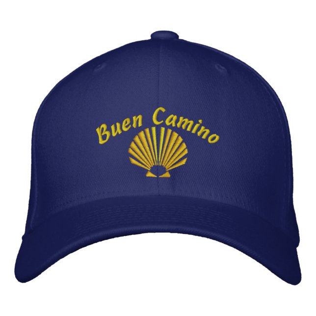 Buen Camino pilgrims Embroidered Baseball Cap (Front)