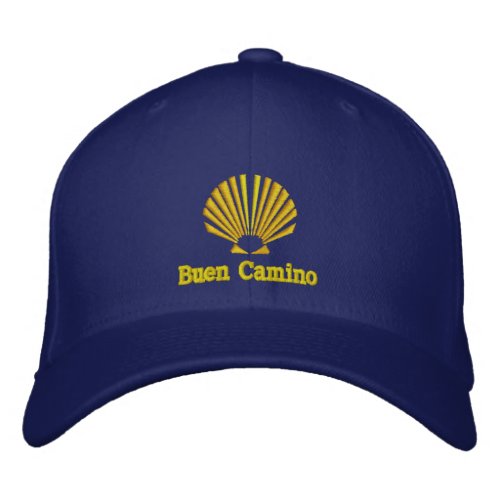 Buen Camino Pilgrims Scallop shell Embroidered Baseball Cap