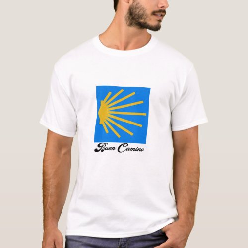 Buen Camino Scallop shell T_Shirt