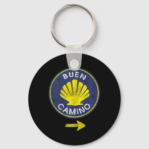 Buen Camino Shell El Camino De Santiago De Compost Keychain