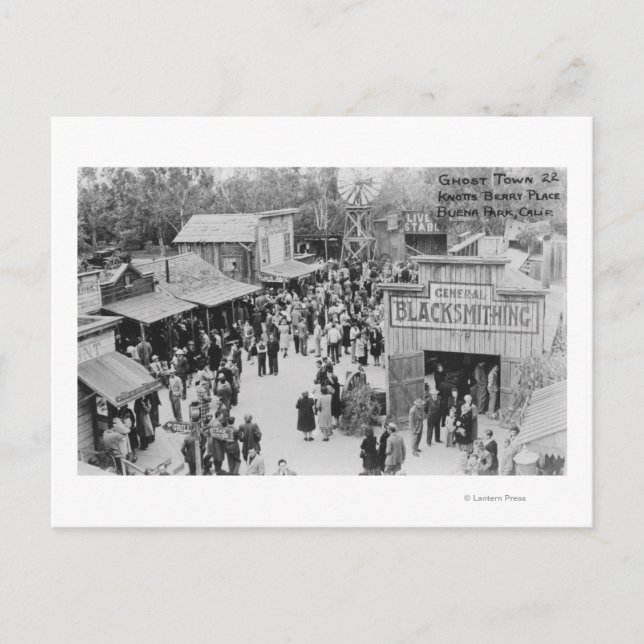 Buena Park, California Knotts Berry Place Ghost Postcard (Front)