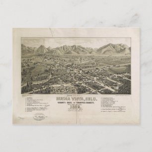 Buena Vista, Colorado (1882) Postcard