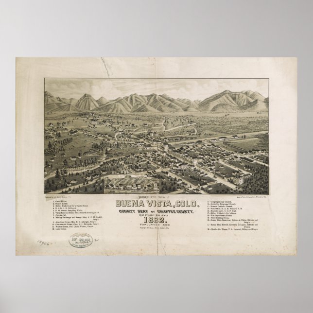 Buena Vista, Colorado (1882) Poster (Front)