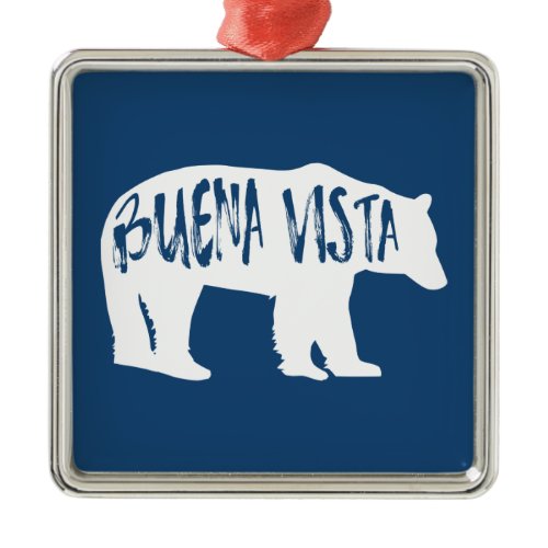 Buena Vista Colorado Bear Metal Ornament