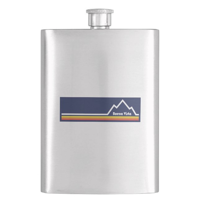 Buena Vista, Colorado Flask (Front)