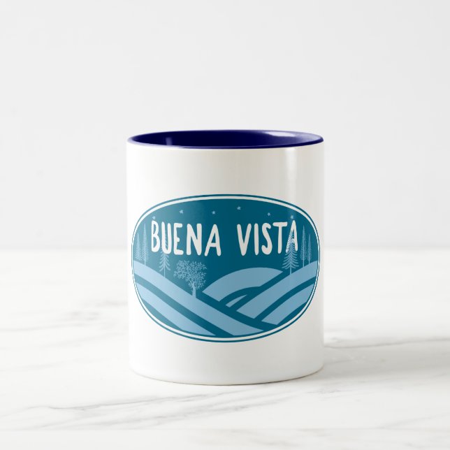 Buena Vista Colorado Outdoors Two-Tone Coffee Mug (Center)