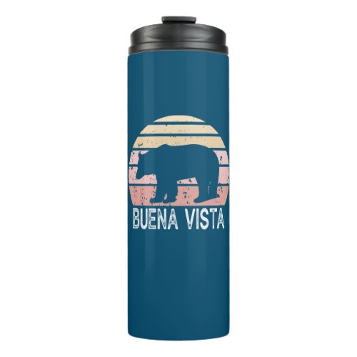 Buena Vista Colorado Retro Bear Thermal Tumbler