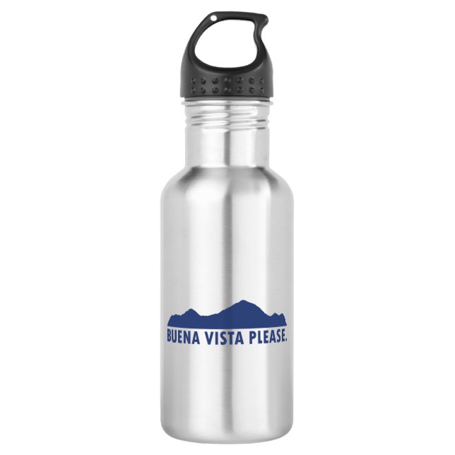 Buena Vista Please Stainless Steel Water Bottle (Front)