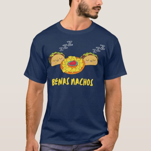 Buenas Nachos Funny Buenas Noches Taco Design Men T_Shirt