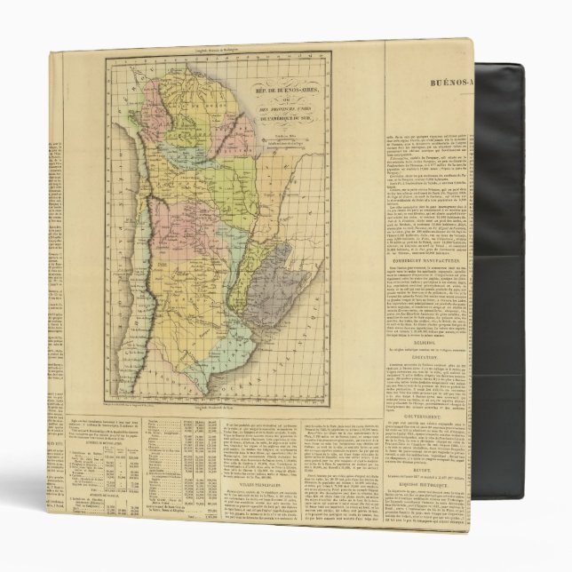 Buenos Aires 3 Ring Binder (Front/Inside)