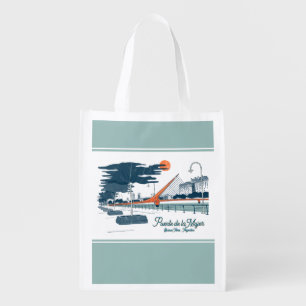 Buenos Aires, Argentina Architecture travel city Grocery Bag