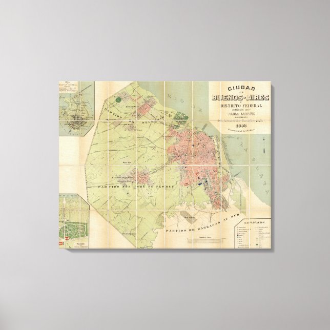 Buenos Aires Argentina Canvas Print (Front)