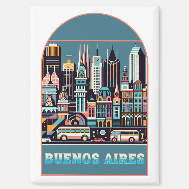 Buenos Aires Argentina Magnet (Front)