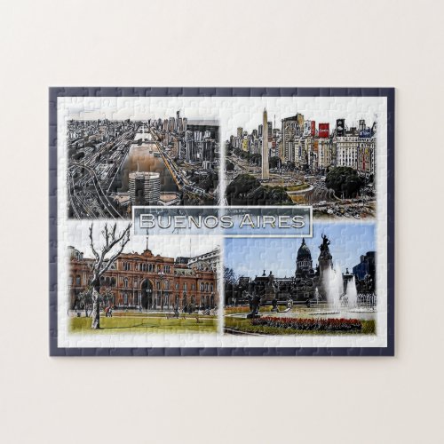 Buenos Aires _ Argentina _ Mosaic _ Jigsaw Puzzle