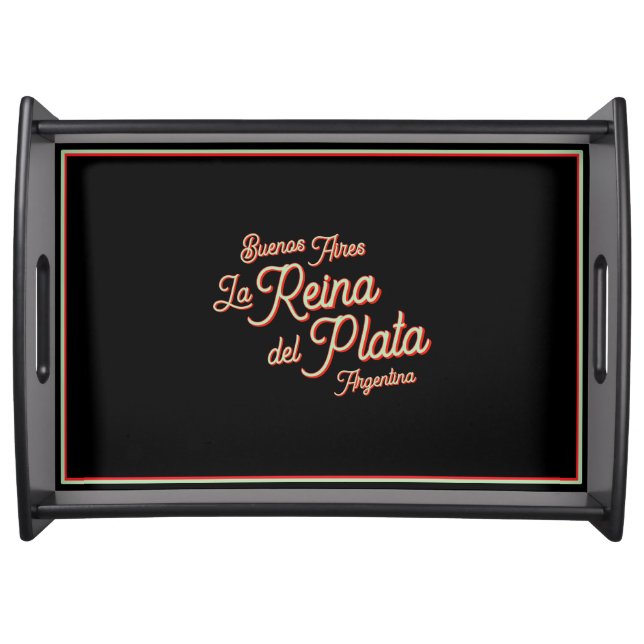 Buenos Aires, Argentina, South America travel gift Serving Tray (Front)