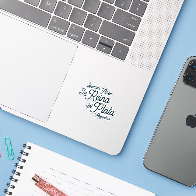Buenos Aires, Argentina, South America, travel Sticker (Laptop w/ iPhone)