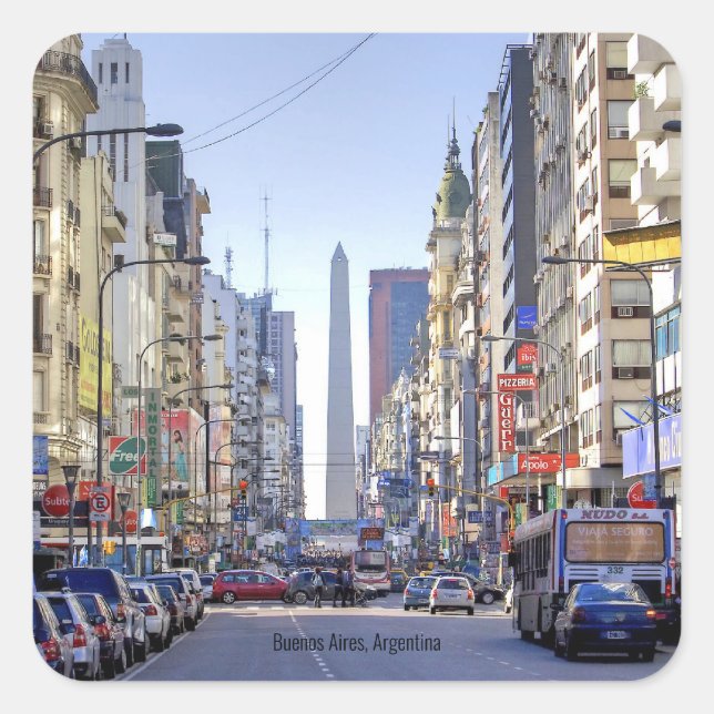 Buenos Aires, Argentina Square Sticker (Front)