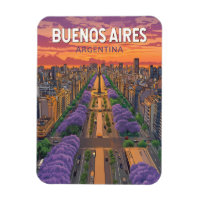 Buenos Aires Argentina Travel Art Vintage