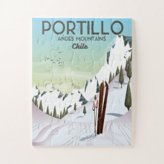 Buenos Aires, Argentina travel poster Jigsaw Puzzle