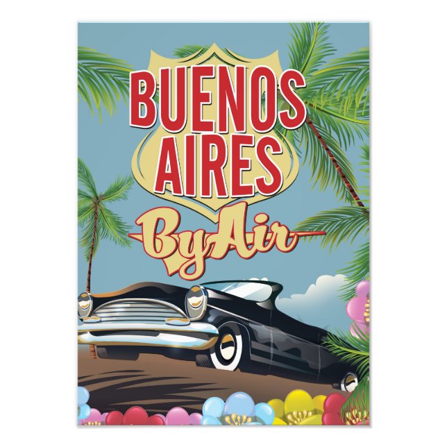 Buenos Aires, Argentina vacation poster (Front)