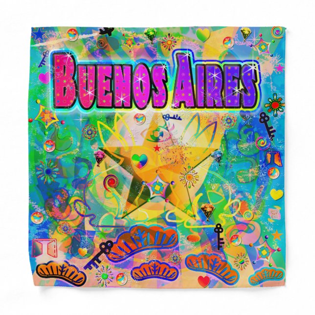 Buenos Aires Epoch Hour Bandana (Front)
