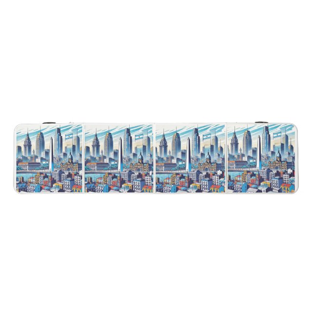 "Buenos Aires in Every Rest Beer Pong Table (Top)