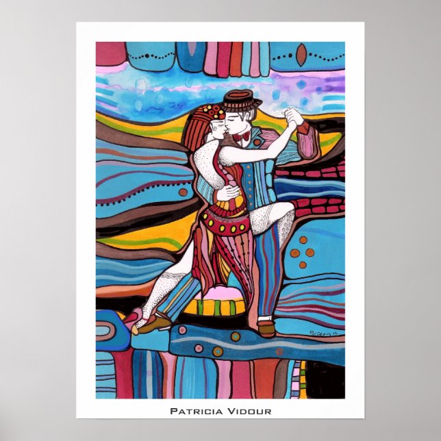 Buenos Aires, la Reina del Plata Tango Poster (Front)