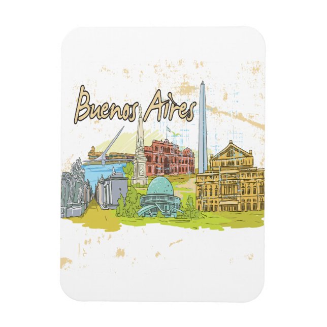 Buenos Aires Magnet (Vertical)