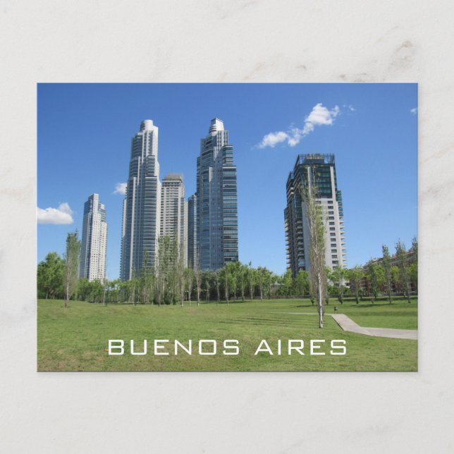 buenos aires park postcard (Front)